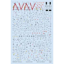 Eduard D48094 1/48 F-4B stencils Decal for Aircraft