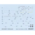 Eduard D48116 1/48 F-35B stencils Decal for Aircraft