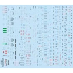 Eduard D72006 1/72 MiG-21SMT stencils Decal for Aircraft