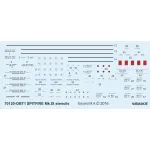 Eduard D72008 1/72 Spitfire Mk.IX stencils 70121 Decal for Aircraft