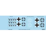 Eduard D72016 1/72 Fw 190A-8 national insignia Decal for Aircraft