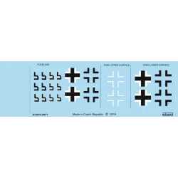 Eduard D72016 1/72 Fw 190A-8 national insignia Decal for Aircraft
