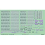 Eduard D72019 1/72 Fokker D.VII rib tapes 4color lozenge Decal for Aircraft