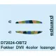Eduard D72024 1/72 Fokker D.VII 4color lozenge Decal for Aircraft