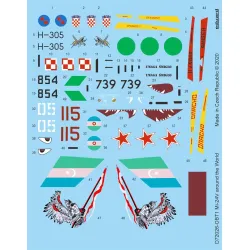 Eduard D72026 1/72 Mi-24V around the World Decal for Aircraft