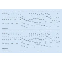 Eduard D72035 1/72 Su-7 stencils Decal for Aircraft