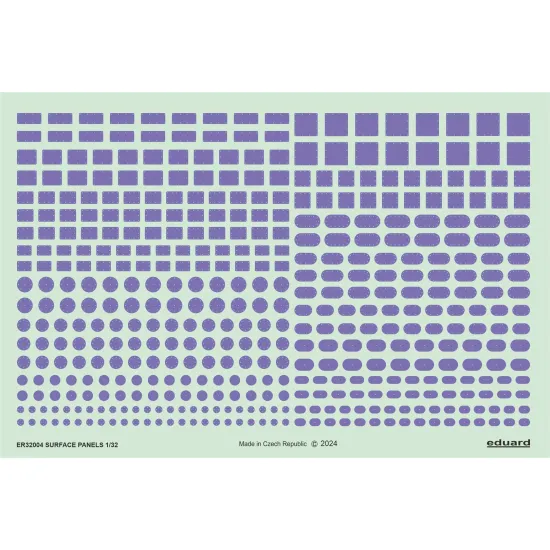 Eduard ER32004 1/32 Surface panels 3D Decal for Aircraft Eddie the riveter