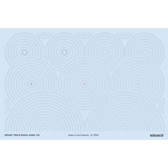 Eduard ER32007 1/32 Triple radial rows 3D Decal for Aircraft Eddie the riveter