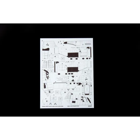 Eduard ER48001 1/48 Mi-24V positive rivets & surface details 3D Decal for Aircraft Eddie the riveter