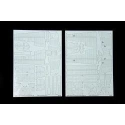 Eduard ER48003 1/48 P-38J raised rivets & surface details 3D Decal for Aircraft Eddie the riveter