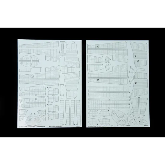 Eduard ER48003 1/48 P-38J raised rivets & surface details 3D Decal for Aircraft Eddie the riveter