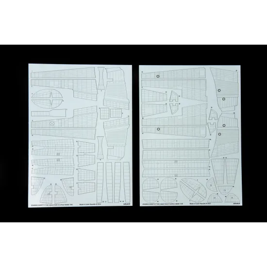 Eduard ER48003 1/48 P-38J raised rivets & surface details 3D Decal for Aircraft Eddie the riveter