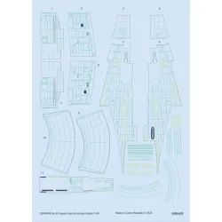 Eduard ER48005 1/48 Su-25 raised rivets & surface details 3D Decal for Aircraft Eddie the riveter