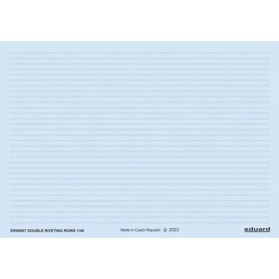 Eduard ER48007 1/48 Double riveting rows 3D Decal for Aircraft Eddie the riveter