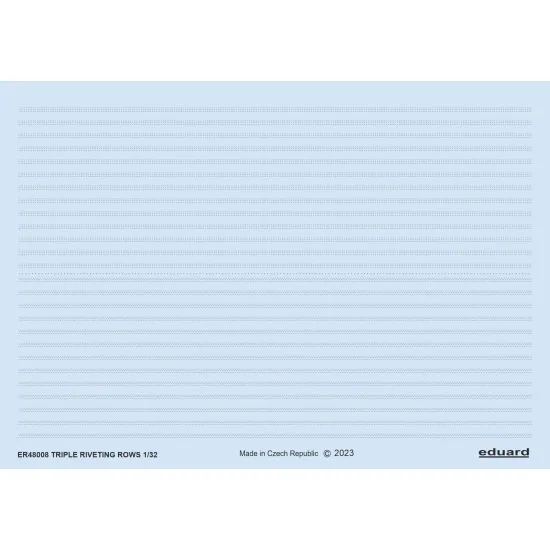 Eduard ER48008 1/48 Triple riveting rows 3D Decal for Aircraft Eddie the riveter