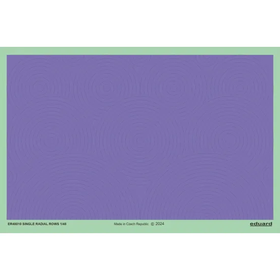 Eduard ER48010 1/48 Single radial rows 3D Decal for Aircraft Eddie the riveter