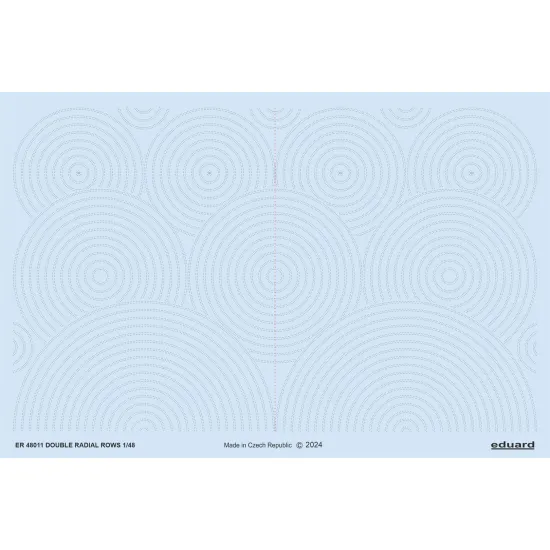 Eduard ER48011 1/48 Double radial rows 3D Decal for Aircraft Eddie the riveter