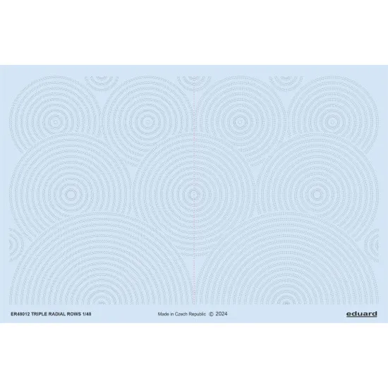 Eduard ER48012 1/48 Triple radial rows 3D Decal for Aircraft Eddie the riveter