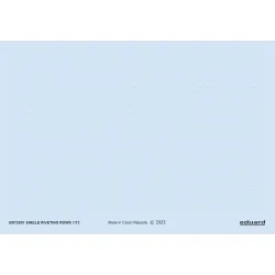 Eduard ER72001 1/48 Single riveting rows 3D Decal for Aircraft Eddie the riveter