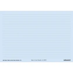 Eduard ER72003 1/48 Triple riveting rows 3D Decal for Aircraft Eddie the riveter