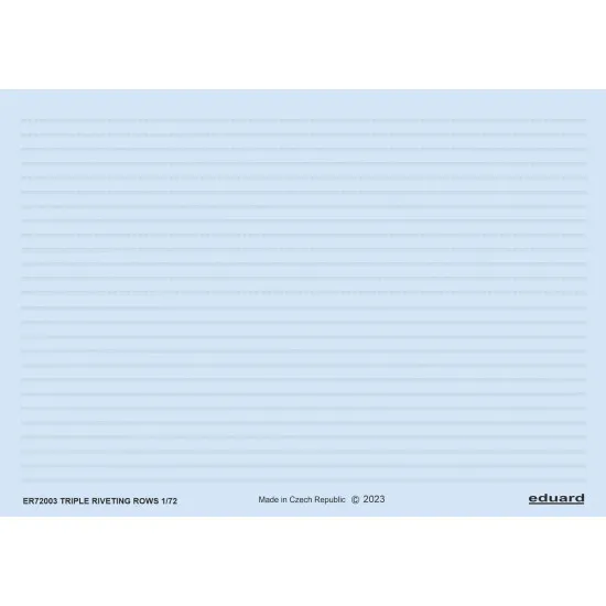 Eduard ER72003 1/48 Triple riveting rows 3D Decal for Aircraft Eddie the riveter