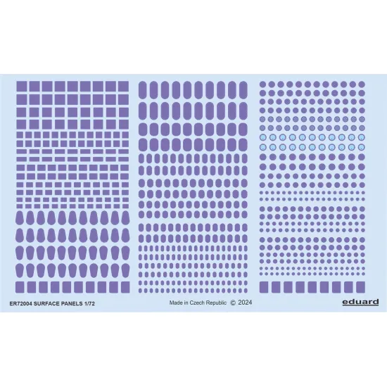 Eduard ER72004 1/48 Surface panels 3D Decal for Aircraft Eddie the riveter