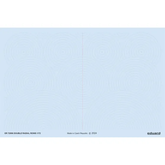 Eduard ER72006 1/48 Double radial rows 3D Decal for Aircraft Eddie the riveter