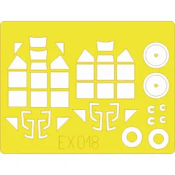 Eduard EX018 1/48 Bf 109F Sticker for Aircraft