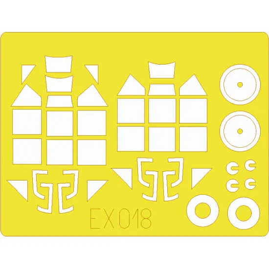 Eduard EX018 1/48 Bf 109F Sticker for Aircraft