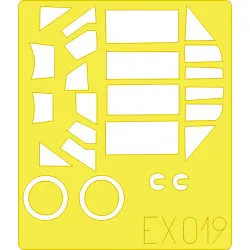 Eduard EX019 1/48 Bf 109E-3 Sticker for Aircraft