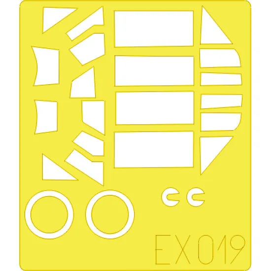 Eduard EX019 1/48 Bf 109E-3 Sticker for Aircraft
