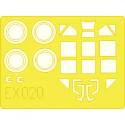 Eduard EX020 1/48 Bf 109E Sticker for Aircraft