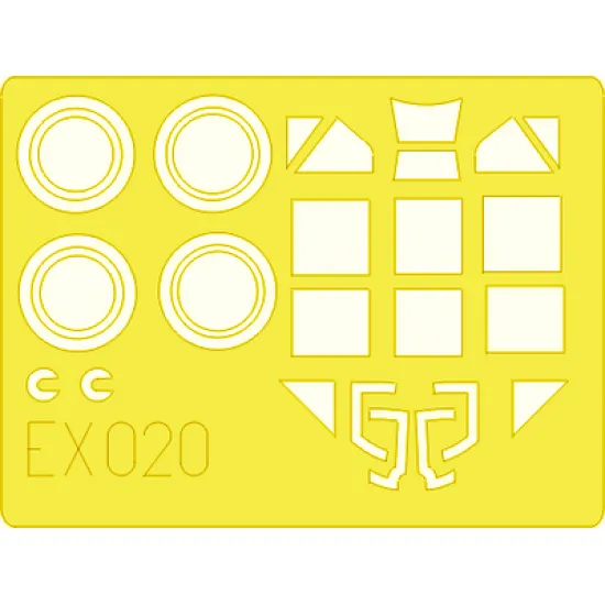 Eduard EX020 1/48 Bf 109E Sticker for Aircraft