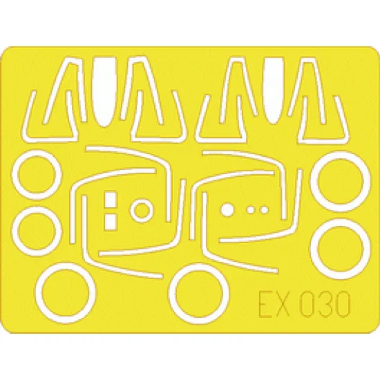 Eduard EX030 1/48 F-8 Crusader Sticker for Aircraft