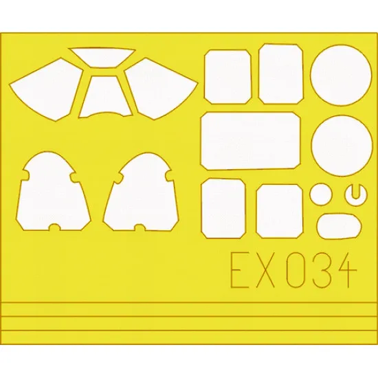 Eduard EX034 1/48 P-51B Sticker for Aircraft