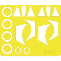 Eduard EX045 1/48 Hunter FGA.9/F Mk.6 Sticker for Aircraft