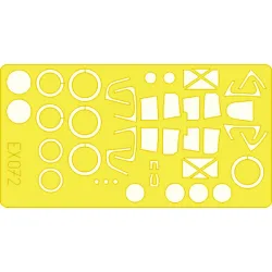 Eduard EX072 1/48 P-38 Sticker for Aircraft