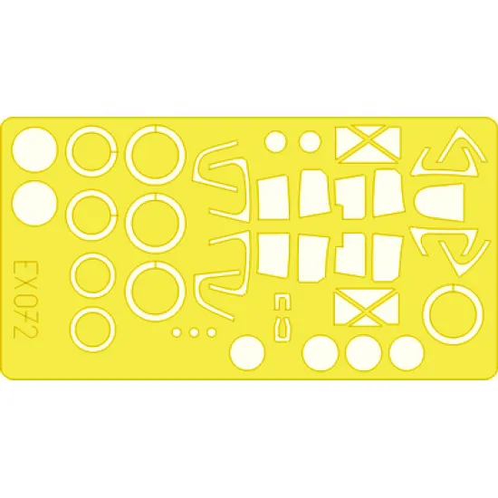 Eduard EX072 1/48 P-38 Sticker for Aircraft