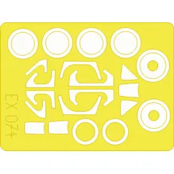 Eduard EX074 1/48 Me 262A Schwalbe Sticker for Aircraft