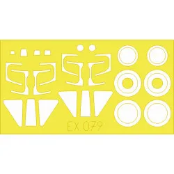 Eduard EX079 1/48 Su-25K Frogfoot Sticker for Aircraft