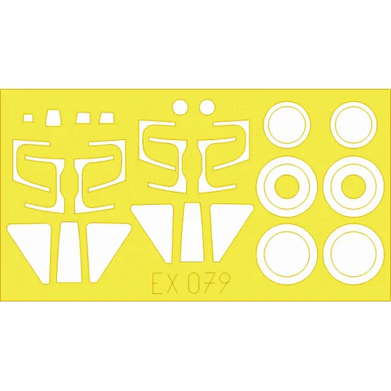 Eduard EX079 1/48 Su-25K Frogfoot Sticker for Aircraft