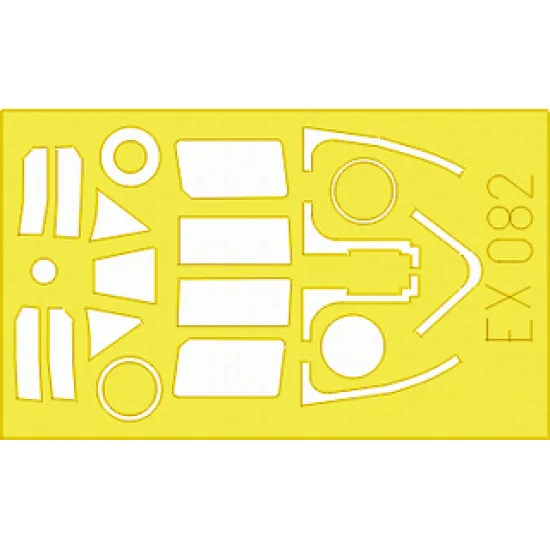 Eduard EX082 1/48 Typhoon Mk.Ib Door Canopy Sticker for Aircraft