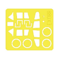 Eduard EX088 1/48 P-40B/C Sticker for Aircraft
