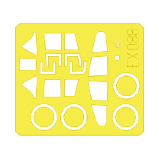 Eduard EX088 1/48 P-40B/C Sticker for Aircraft