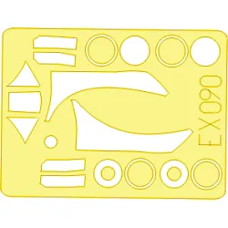 Eduard EX090 1/48 Typhoon Mk.Ib Bubbletop Sticker for Aircraft