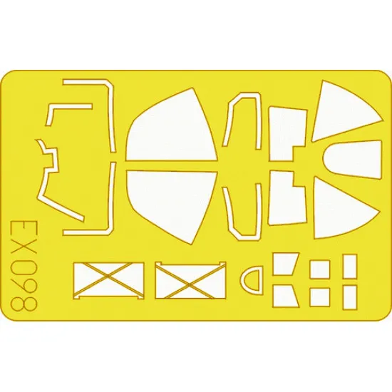Eduard EX098 1/48 P-38 Sticker for Aircraft