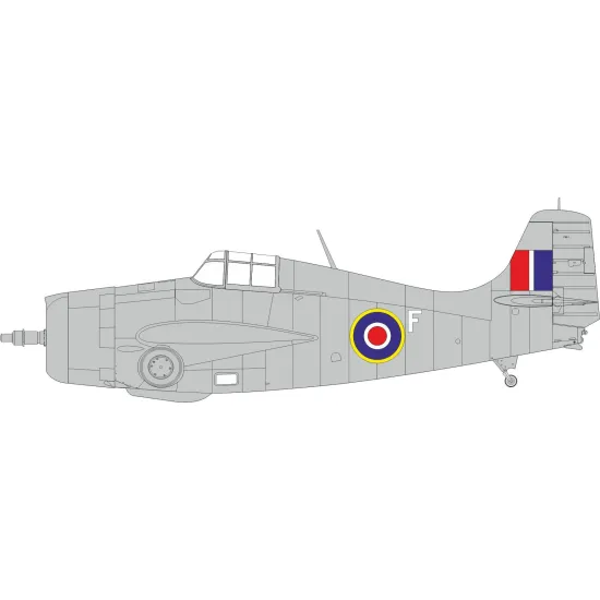 Eduard EX1033 1/48 FM-1 British national insignia Sticker for Aircraft