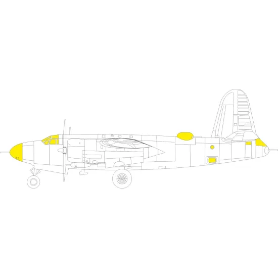 Eduard EX1045 1/48 B-26B Marauder TFace Sticker for Aircraft