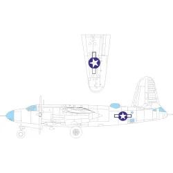 Eduard EX1046 1/48 B-26B Marauder national insignia Sticker for Aircraft