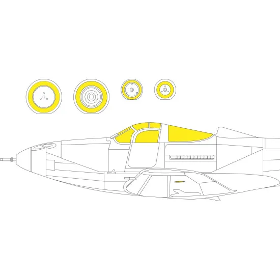Eduard EX1073 1/48 P-39N Sticker for Aircraft
